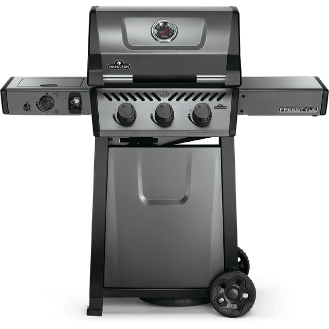 Napoleon Freestyle 365 SIB 3 Burner Gas Barbecue. With side "Sizzle Zone" steak burner. Only £617.49