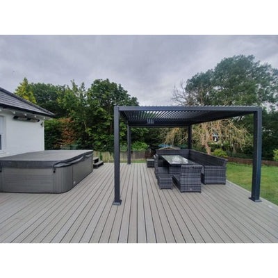 Galaxy Outdoor Gazebo 3m by 3.6m. Save over £1000 with FREE Fitting*