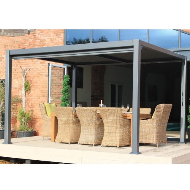 Galaxy Outdoor Gazebo 3m by 3.6m. Save over £1000 with FREE Fitting*