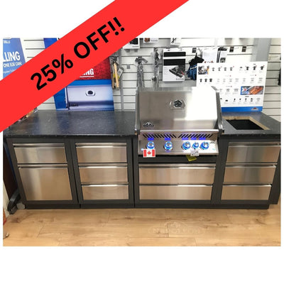 EX DISPLAY:  Napoleon Prestige Pro 500 Outdoor Kitchen Gas Barbecue. 25% OFF RRP. Now £3816.99     only £3999