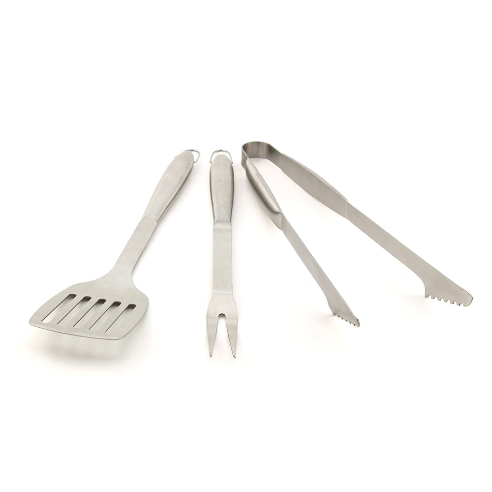 END OF SEASON SALE: Outback 3 Piece Stainless Steel BBQ Tool Set. 50% OFF! Now £17.49