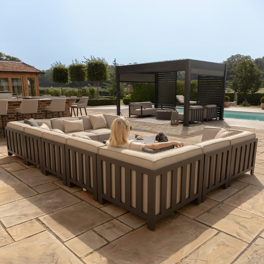 The Life IBIZA Modular Outdoor Fabric Collection. New for 2024. Prices from £1999 for the starter set.Call now for details