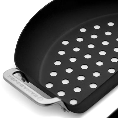 WAREHOUSE CLEARANCE:  Kamado Joe Karbon Steel Half Moon Pan Set. Now 10% off. Only £124.99
