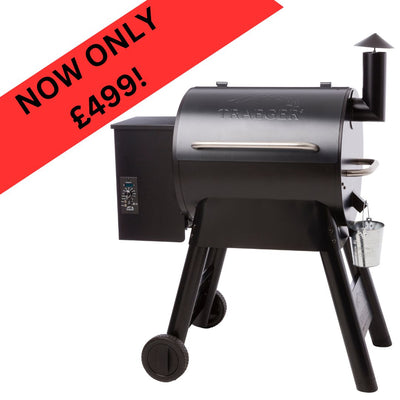 EX DISPLAY : Traeger Pro 22 Wood Fired Grill. 25% off. RRP is £650. Now only £499