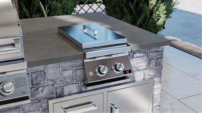 Whistler Burford 3 and 4 Built-In Double Side Burner in 304 stainless steel