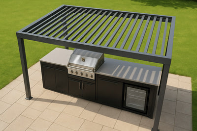 Spitfired Garden Kitchen and Gazebo Bundle. BBQ all year round at only £5995!