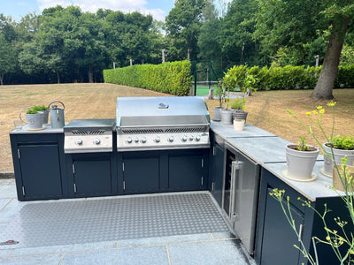 Spitfired Outdoor Kitchen 2000 with Gas BBQ & Wine Cooler