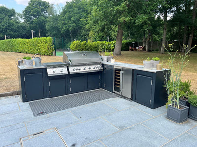 Spitfired Outdoor Kitchen 2000 with Gas BBQ & Wine Cooler