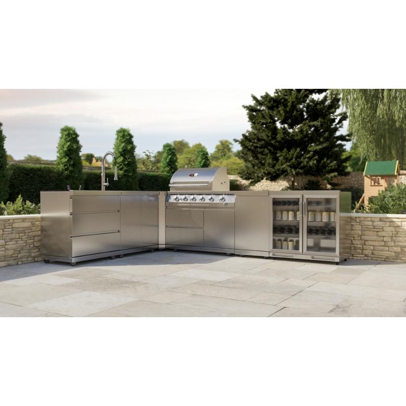 Whistler Stroud Modular L Shaped Outdoor Kitchen. From only £5419.69 ***Free Rotisserie kit***