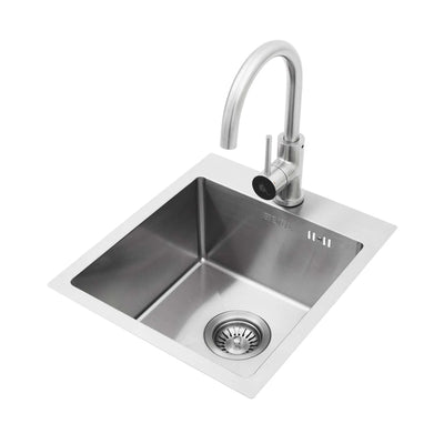 Bull Small Stainless Steel Sink & Taps for a Built In BBQ 30 x 30 x 20cm