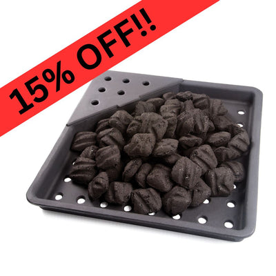 WAREHOUSE CLEARANCE|:  Napoleon Cast Iron Charcoal BBQ Smoker Tray. 15% off. Now £47.59