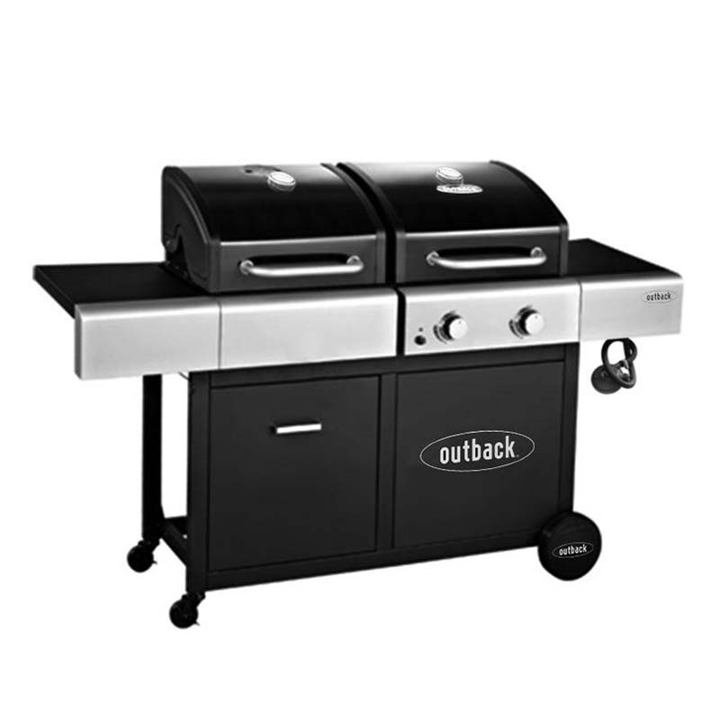 Outback 2 Burner Gas & Charcoal Dual Fuel BBQ.  28% 0FF. WOW! £394.99
