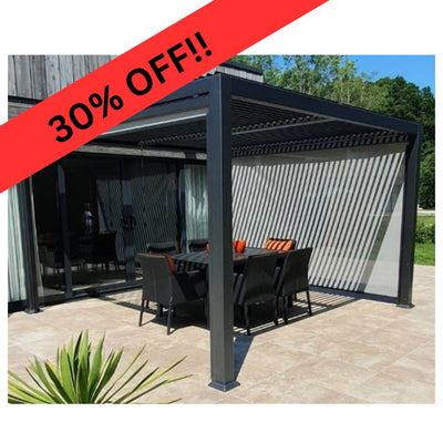 EX-DISPLAY SALE:  Galaxy Outdoor Gazebo 3.5m by 3.6m. Save 30% OFF RRP! NOW ONLY £3497
