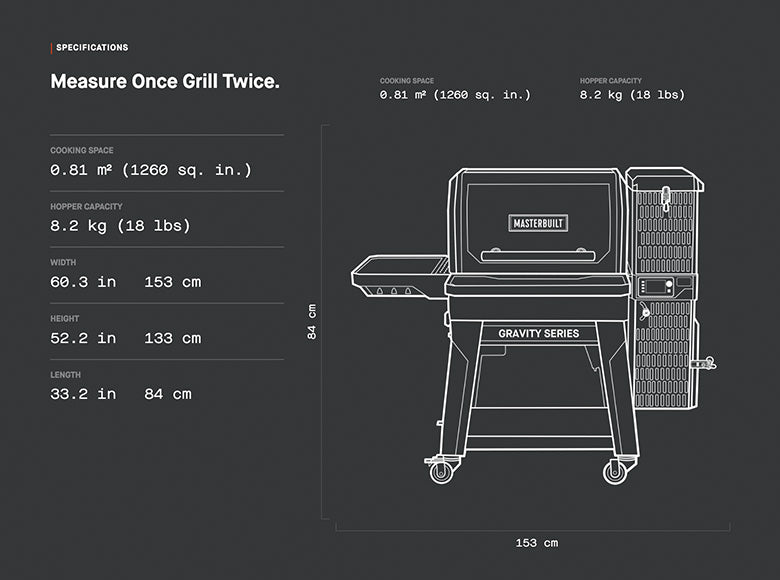 Masterbuilt Gravity XT Digital Charcoal Grill. GardenBox price Just £1549