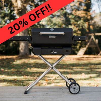 WAREHOUSE CLEARANCE: Masterbuilt Portable Charcoal BBQ with Cart. 20% OFF! Now £311.99