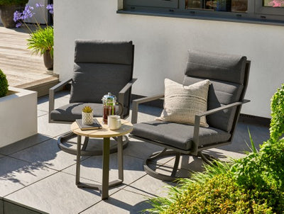 The Life Maroon Lounge Bistro Set