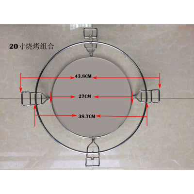 Universal Divide and Conquer Flexible Cooking System for 20" Kamado Charcoal BBQ - Gardenbox