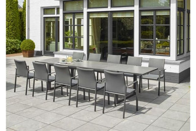 The Life Primavera Extendable Dining set with 10 Sense chairs