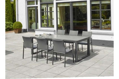 The Life Primavera Extendable Dining set with 10 Sense chairs