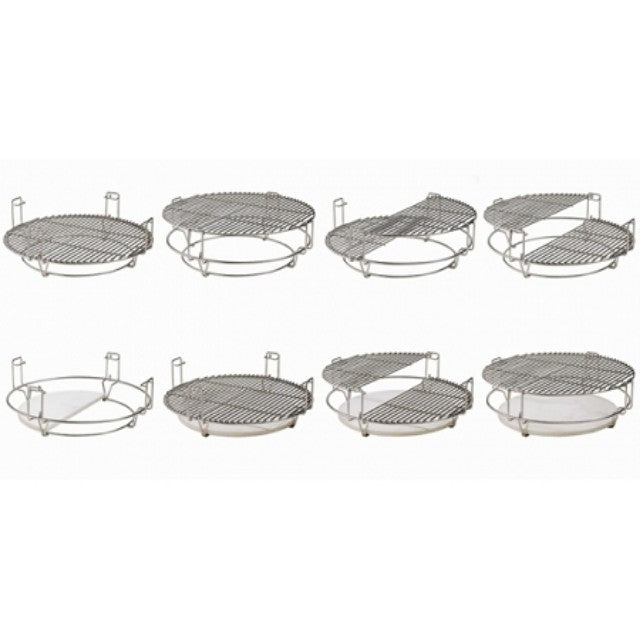 Universal Divide and Conquer Flexible Cooking System for 20" Kamado Charcoal BBQ - Gardenbox