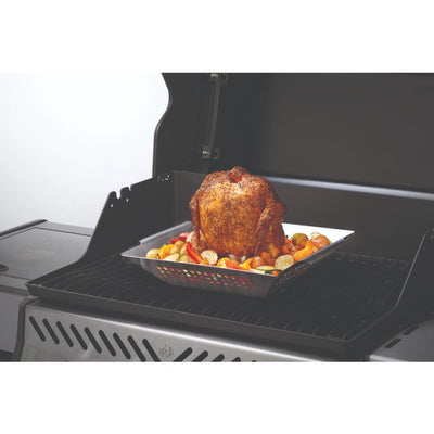 Napoleon BBQ Stainless Steel Chicken Roaster & Wok - Gardenbox