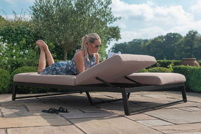Allure Double Sunlounger by Maze Rattan