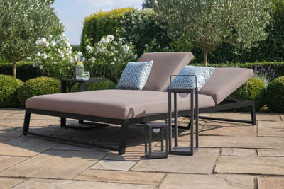 Allure Double Sunlounger by Maze Rattan