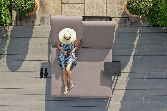 Allure Double Sunlounger by Maze Rattan