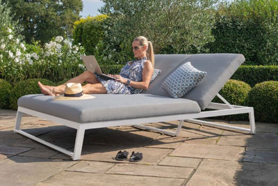 Allure Double Sunlounger by Maze Rattan