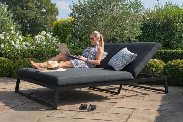 Allure Double Sunlounger by Maze Rattan