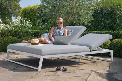 Allure Double Sunlounger by Maze Rattan