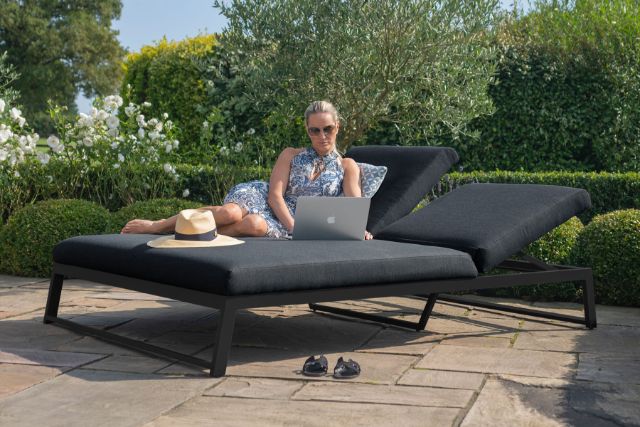 Allure Double Sunlounger by Maze Rattan