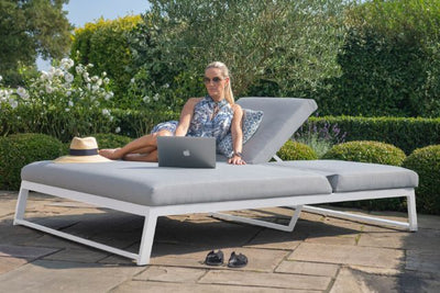 Allure Double Sunlounger by Maze Rattan