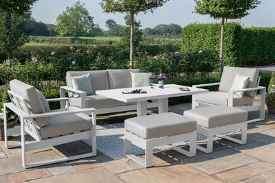 Amalfi 2 Seat Sofa Set with Rising Table by Maze Rattan