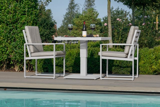 Amalfi 3 Piece Bistro Set with Rising Table by Maze Rattan