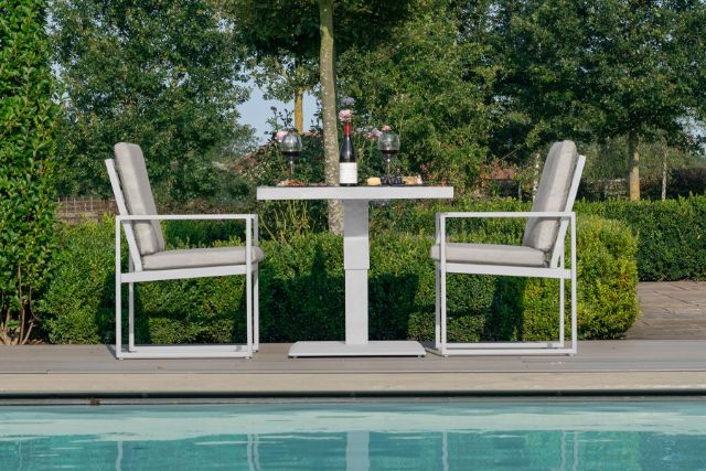 Amalfi 3 Piece Bistro Set with Rising Table by Maze Rattan