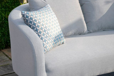 Maze Rattan Ambition 2 Seat Sofa Set In Weatherproof Fabric