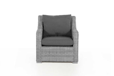 Ascot 3 Seat sofa Dining Set with Rising Table and Weatherproof Cushions by Maze Rattan