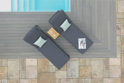 Oslo Double Sunlounger by Maze Rattan