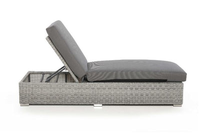 Ascot Sun Lounger Set with Weatherproof Cushions by Maze Rattan - Gardenbox