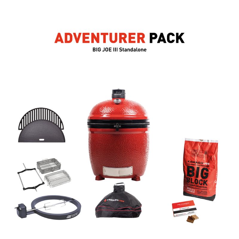 Commando Joe's Box Kamado Joe Big Joe III Standalone Adventurer Pack | Gardenbox.co.uk