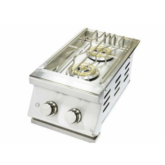Whistler Burford 3 and 4 Built-In Double Side Burner in 304 stainless steel