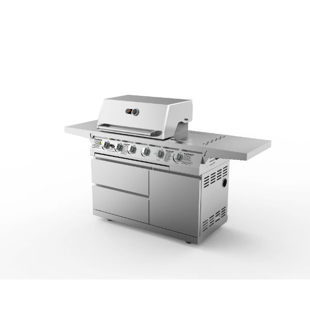 Whistler Cirencester 4 Gas Barbecue with side burner and rear rotisserie burner. Only £1259.99