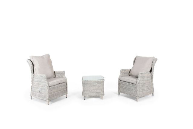 Cotswold Reclining 2 Seat Lounge Set  by Maze Rattan