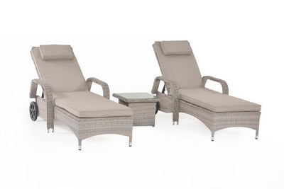Maze Rattan Cotswold Sunlounger Set