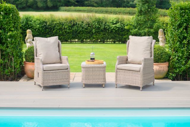 Cotswold Reclining 2 Seat Lounge Set  by Maze Rattan