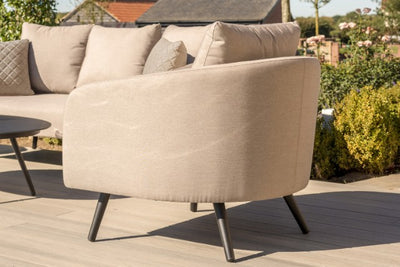 Maze Rattan Ambition 3 Seat Sofa Set In Weatherproof Fabric - Gardenbox