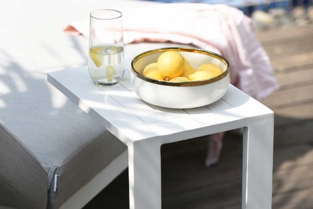 Aluminium Side Table by Maze Rattan