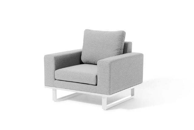 Maze Rattan Ethos 3 Seat Sofa Set In Weatherproof Fabric