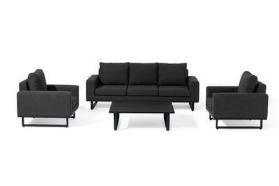 Maze Rattan Ethos 3 Seat Sofa Set In Weatherproof Fabric